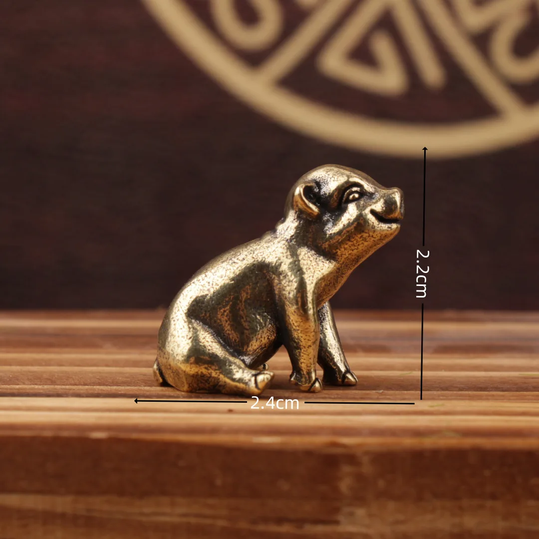 

Медные фигурки животных Lucky Pig