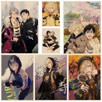 yuri on ice anime diy poster for living room bar decoration stickers wall painting