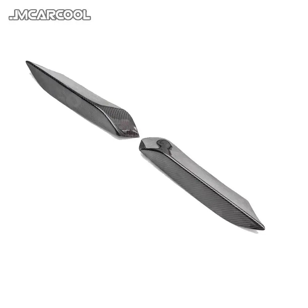 Углеродное волокно передние противотуманные фары угловые разветвители накладки