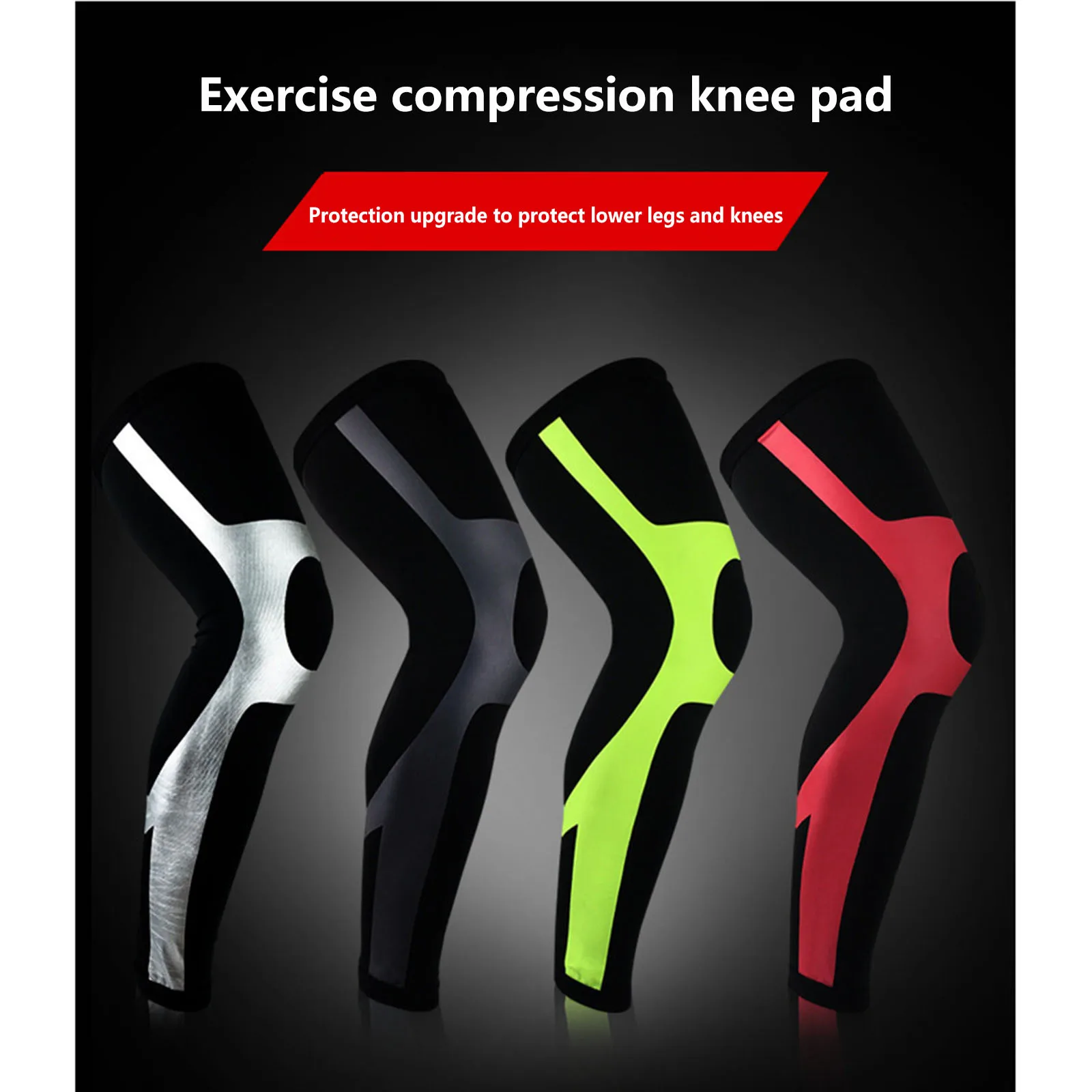 Компрессионные наколенники эластичные дышащие для похудения повязка на ногу 4