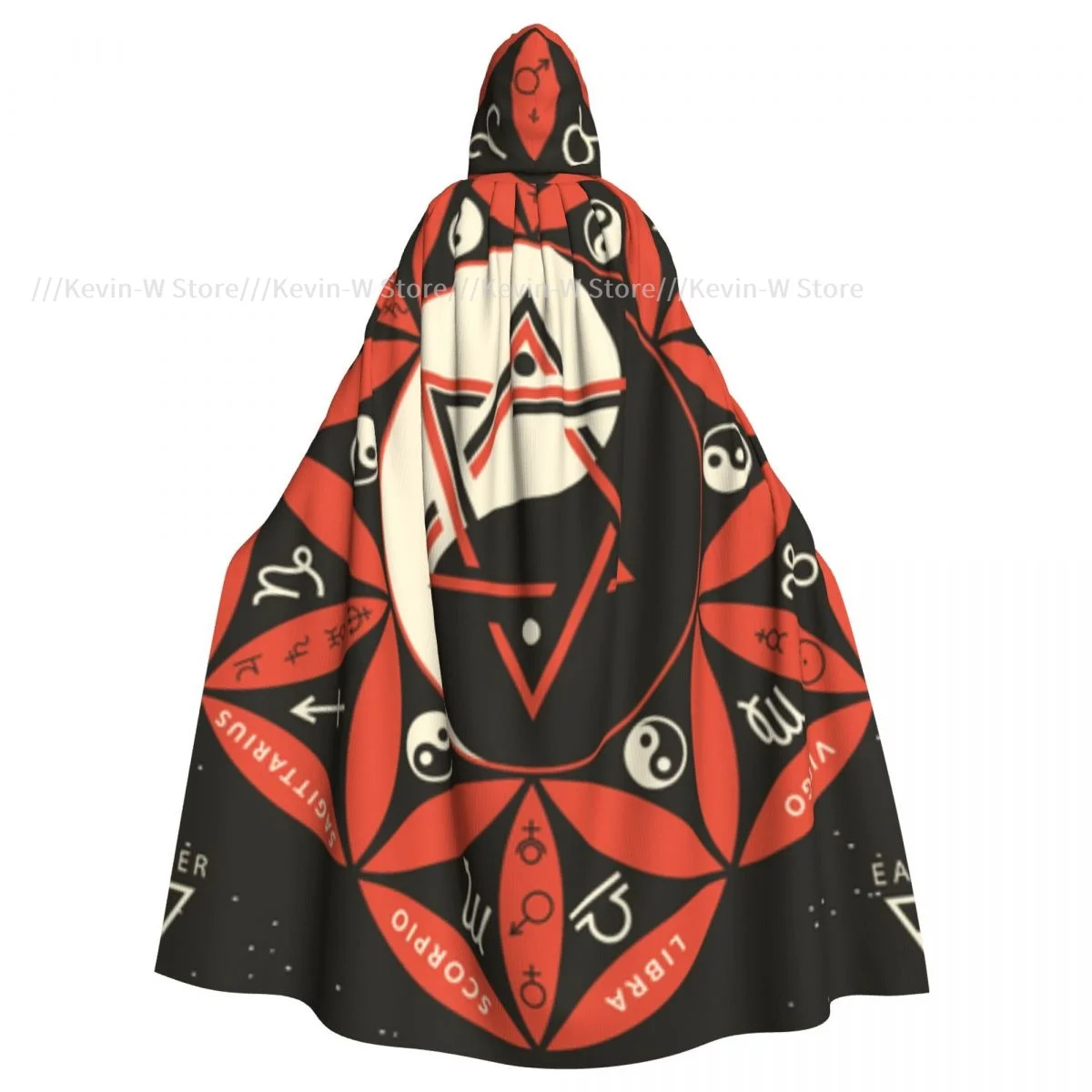 Астрологический зодиак Зодиак накидка с капюшоном полиэстер унисекс ведьма