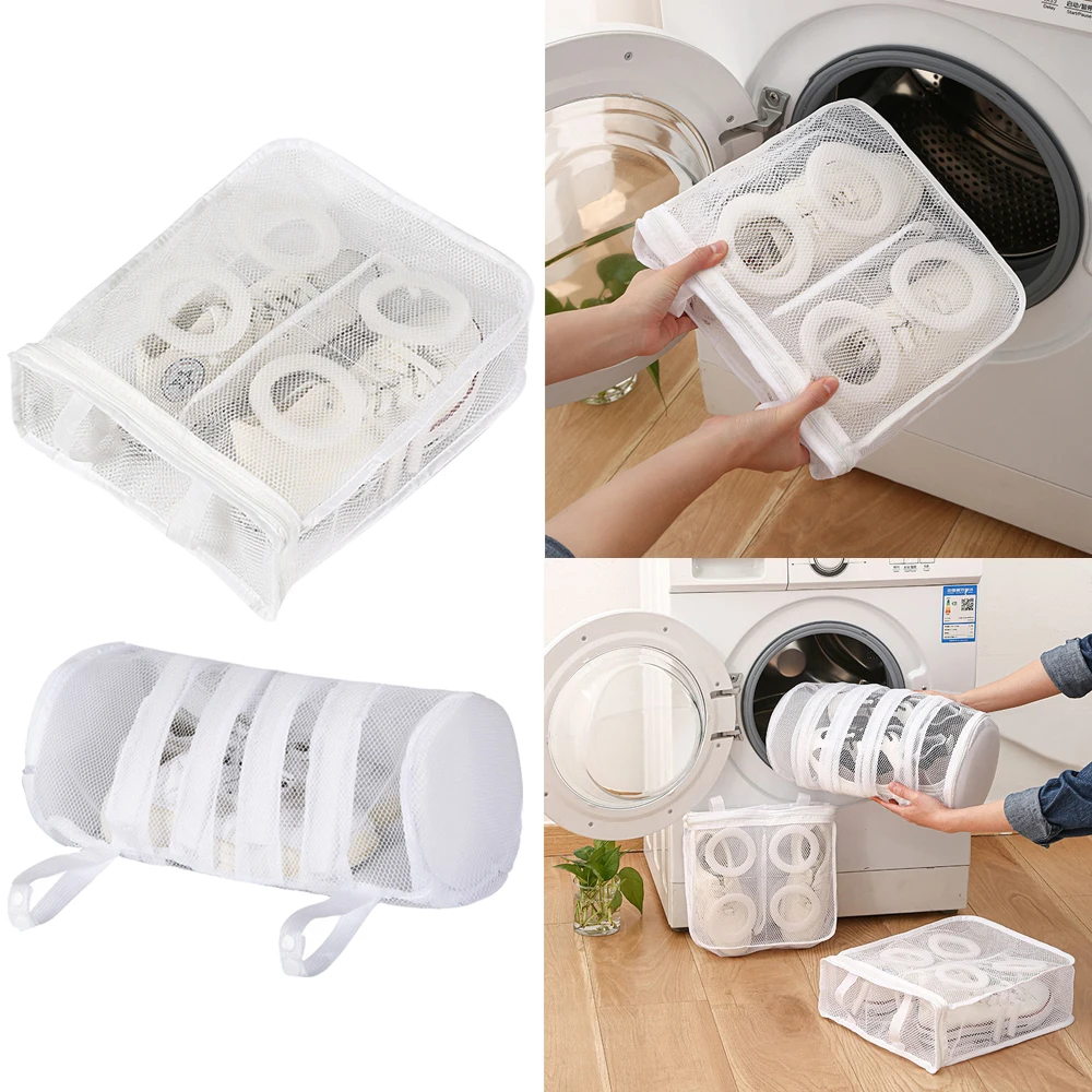 

New Washing Machine Shoes Bag Travel Shoe Storage bags Portable Mesh Laundry bag Anti-deformation Protective Clothes organizer