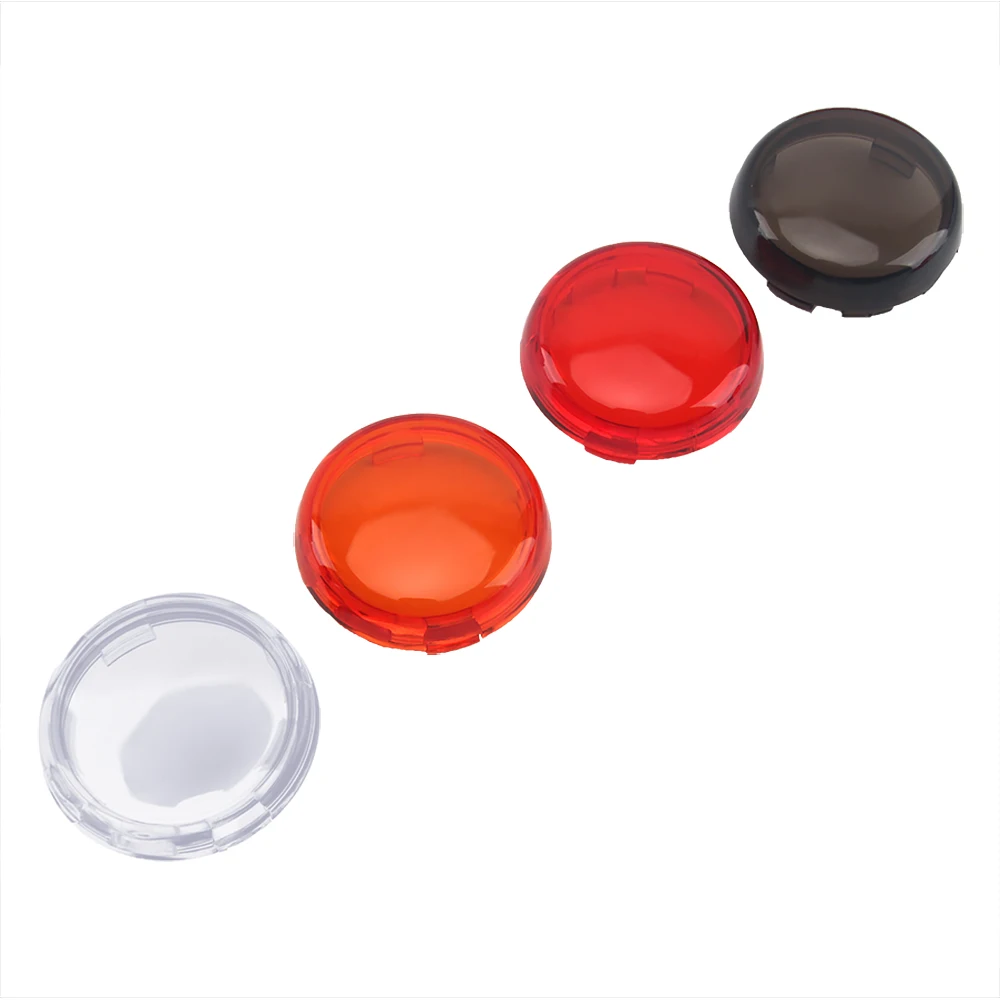 

2pcs Turn Signal Light Indicator Lens Cover For Harley Sportster 883 1200 Touring Road King Dyna Heritage Softail