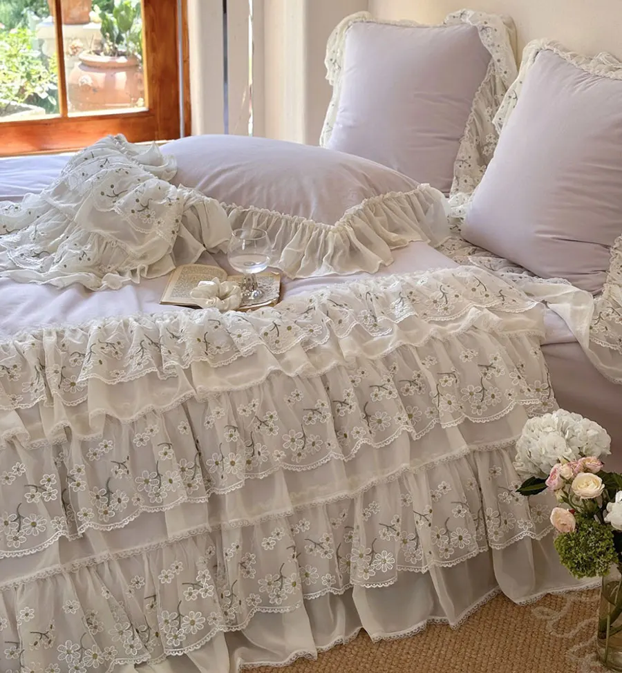 Романтический Комплект постельного белья сказочной ярмарки фиолетового