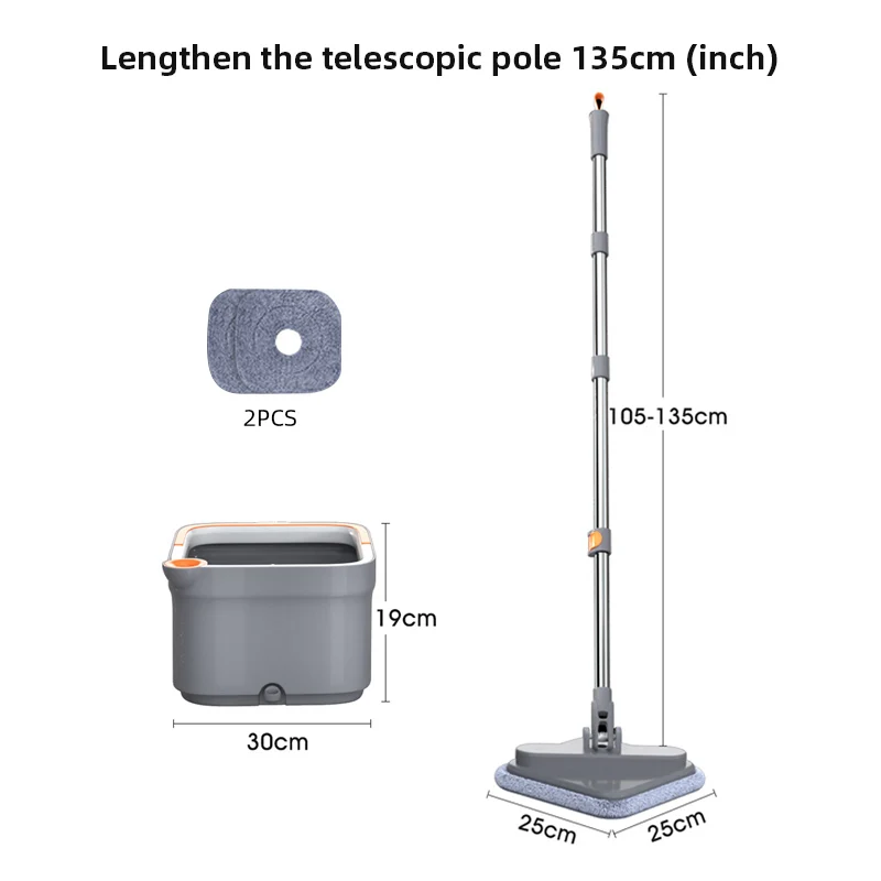 Швабра с вращающимся ведром швабра автоматическим разделением вращающаяся для