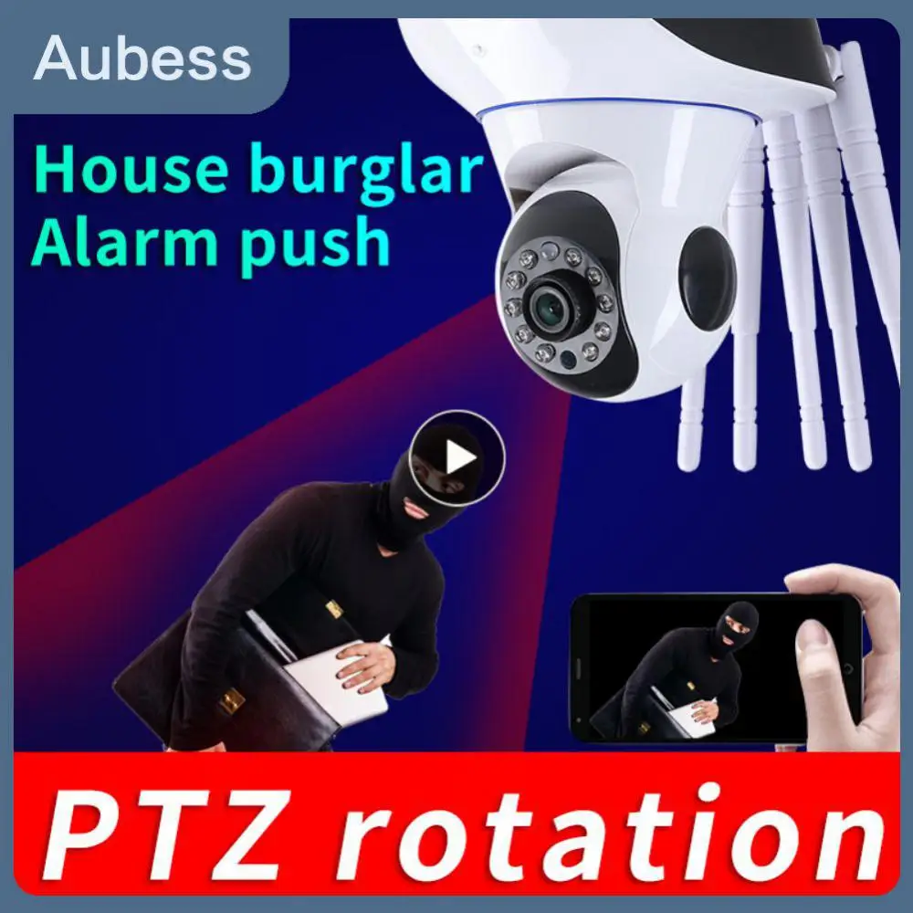 

Baby Monitor Remote Monitoring 720p Ip Camera Wireless Night Vision 5 Antenna Surveillance Camera Two-way Voice Call Smart Home