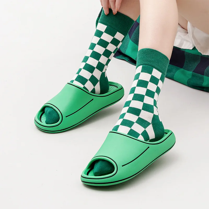 

Women 2022 Trend Summer Slippers Women Soft Outside Luxury Ladies Slipper Beach Open Toe Thick Sole Slippers Sapatos De Mujer