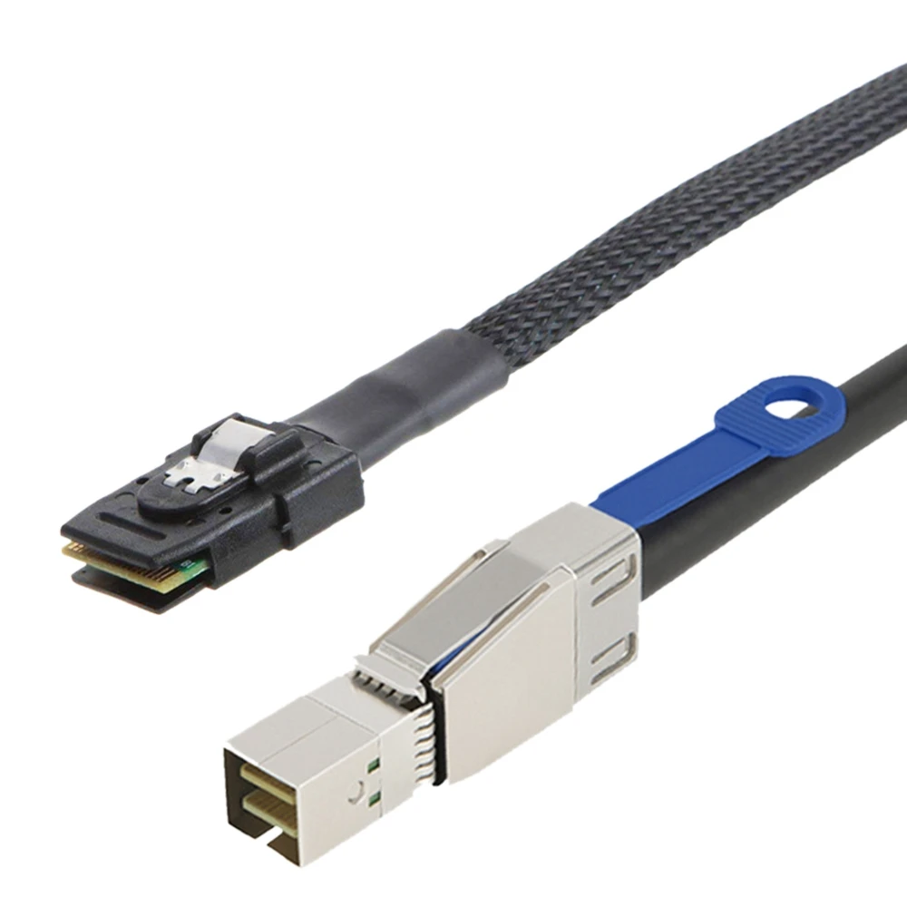 

MINI HD to MINI 36PIN Adapter Cable SFF-8644 to SFF-8087 Server Hard Disk Cable 12Gbps 3.33TF/1M
