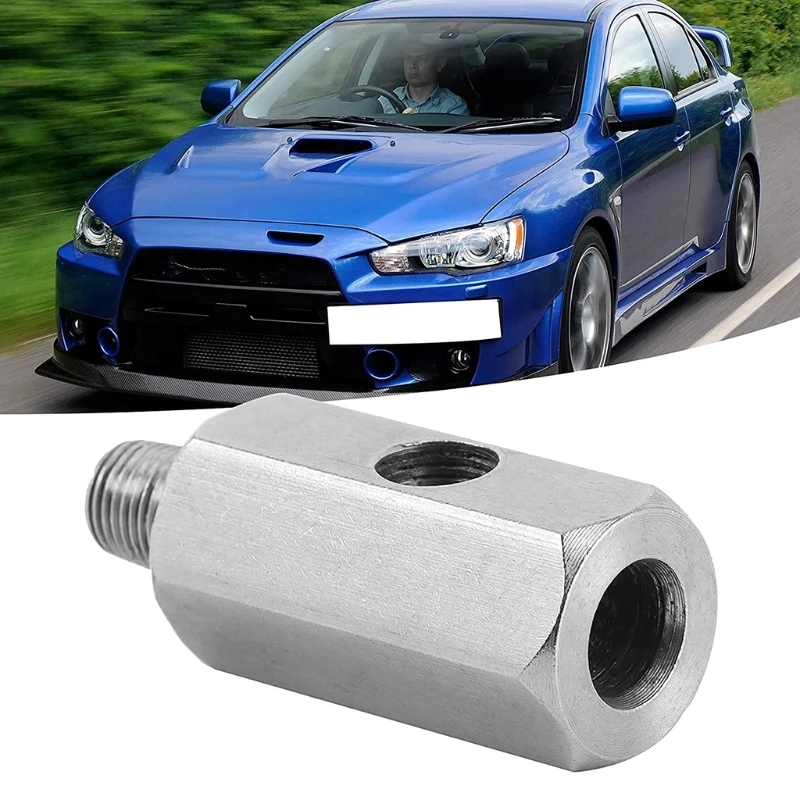 

Stainless Steel 1/8" NPT Oil Pressure Sensor Tee to NPT Adapter Turbo Supply Feed Line Gauge M4YD