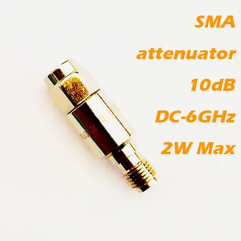 Фото SMA-аттенюатор 3дБ / 6дБ / 10дБ / 20дБ / 30дБ, N-типа аттенюатор 10дБ/50дБ, ступенчатый аттенюатор 20дБ/60дБ для TinySA и NanoVNA. №2