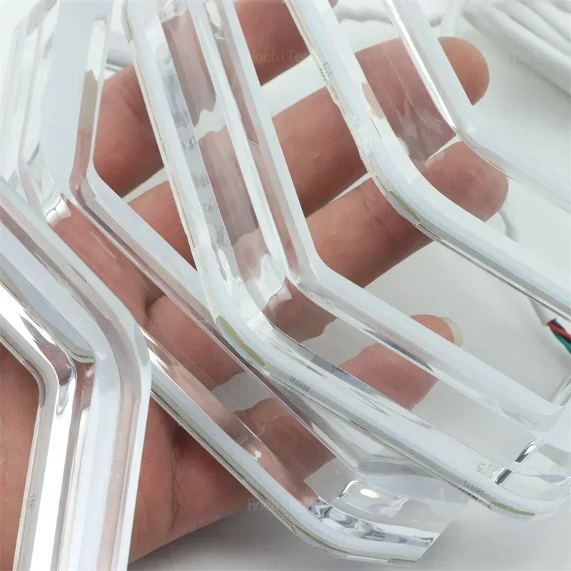 RGB многоцветные световые кольца в стиле M4 APP управление DRL LED Angel Eyes Kit для BMW X3 E83