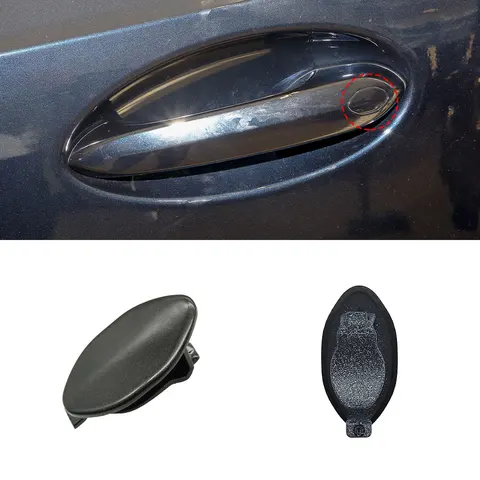Для BMW G01 G02 G05 G06 G07 Наружная ручка двери автомобиля крышка с отверстием для ключа черная белая окрашенная для BMW X3 X4 X5 X6 X7