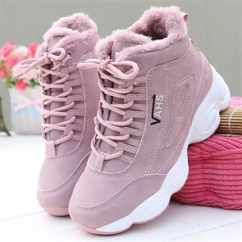 

Casual Shoes Winter 2022 Women's Vulcanize Shoes for Women Keep Warm Comfortable Outdoor Sneaker Zapatillas Mujer Lace-Up Shoes