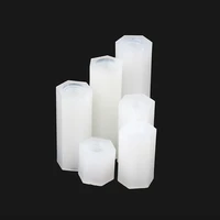 50pcs m2 m2 5 m3 m4 white hex nylon standoff spacer column flat head double pass nylon plastic spacing nuts