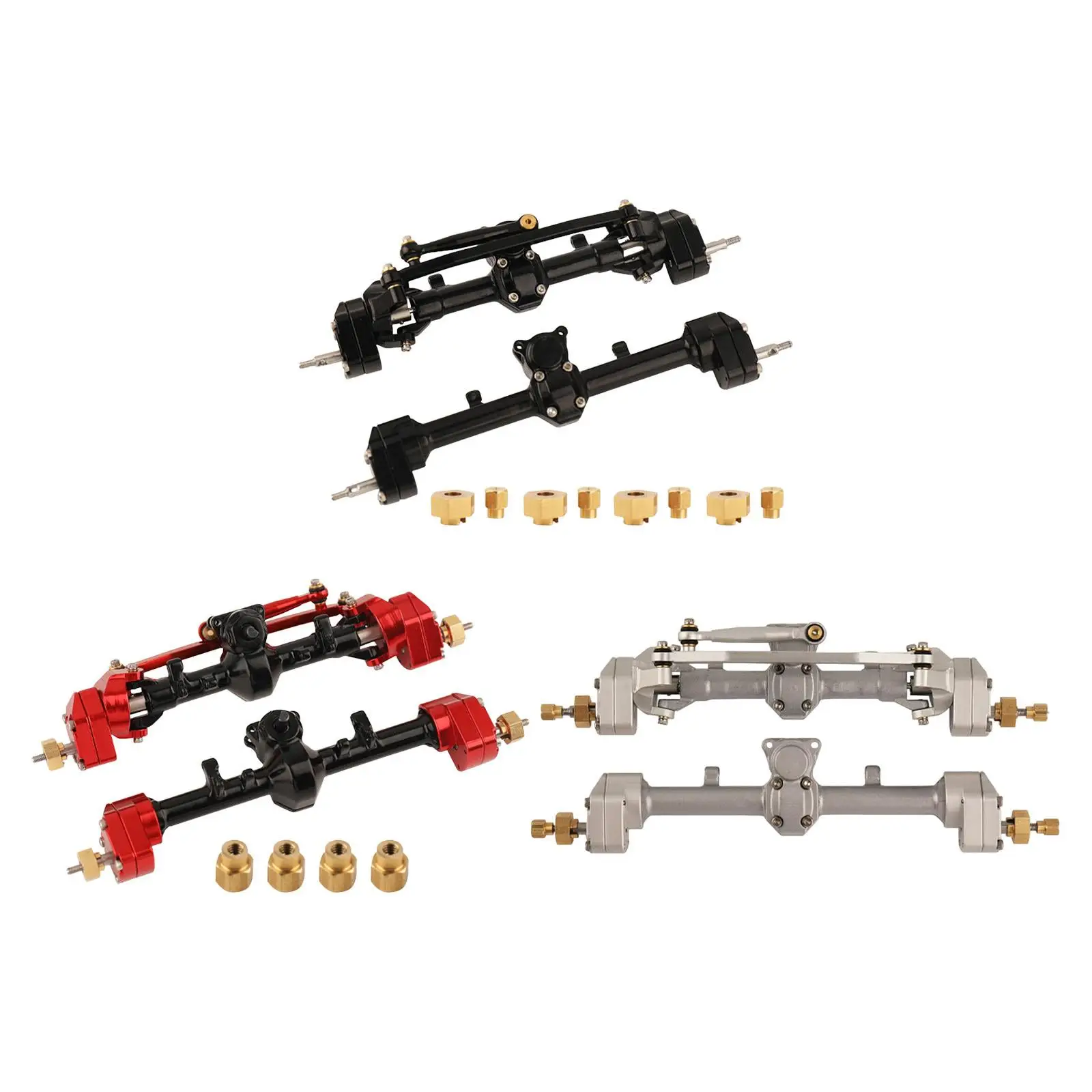 

Масштаб 1/24, металлический мост радиоуправляемых автомобилей для SCX24 Axi00004 Axi00002, аксессуары «сделай сам», запасные части