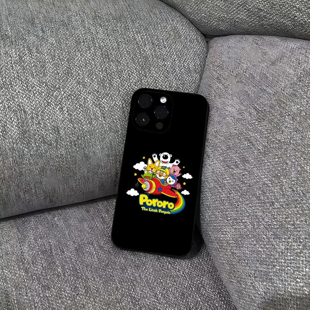 Фото Чехол для телефона P-pororoES The Little Penguin для iPhone 17 Pro Max 16 15 14 Pro Max 13 11 Air Plus, силиконовый чехол №2