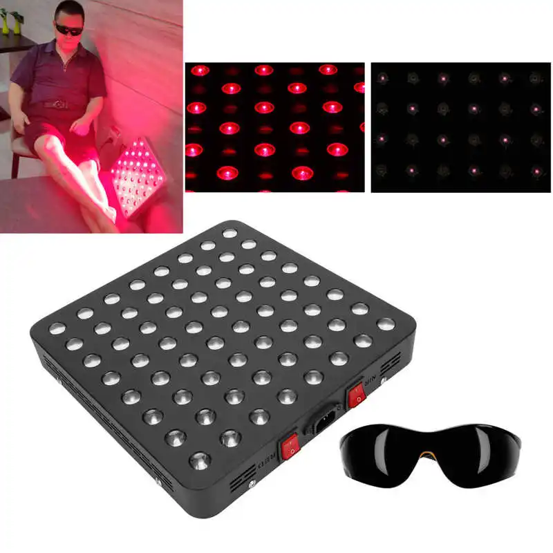 

192W LED Red Light Therapy Lamp Panel Infrared Physiotherapy Device 660nm 850nm for promotes wound healing relieves pain