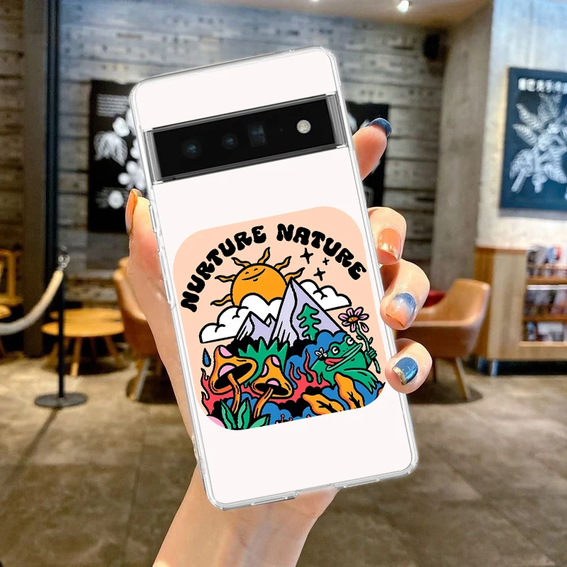 Фото Чехол для телефона Google Pixel 10 9 Pro XL 8 7 6 Pro 10A 9A 8A 7A 6A 5 4 5A 4A 3A XL 5G, прозрачный, с рисунком, милый щенок, котенок, кошка №4