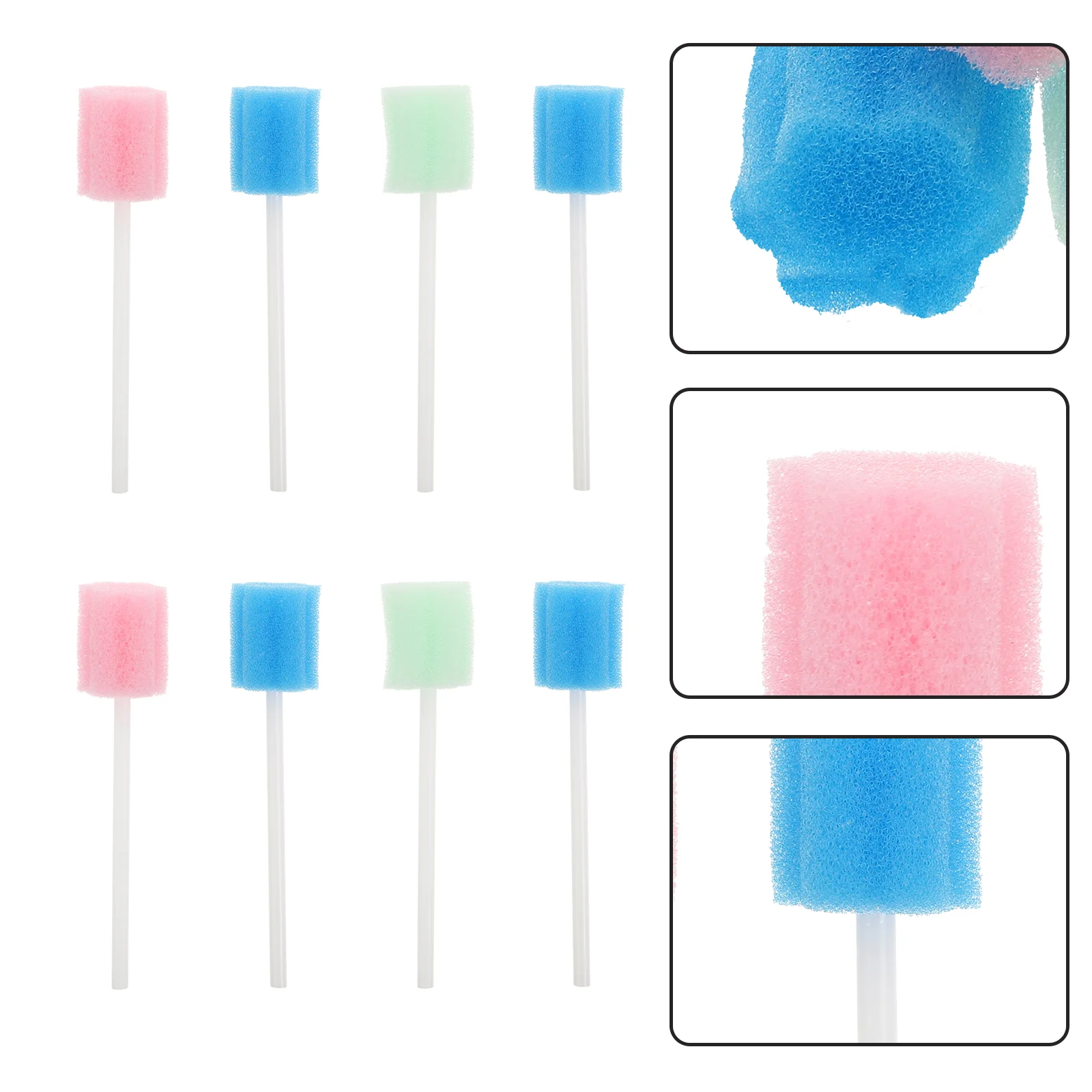 

Swabs Oral Mouth Sponge Care Swab Sponges Cleaning Foam Sticks Disposable Brushes Teeth Cavity Swabsticks Moistening Suction