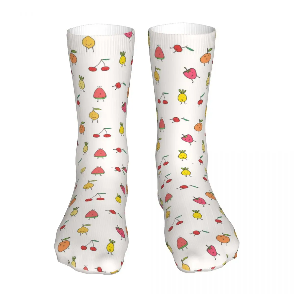 

Детские носки унисекс с фруктами, новинка, зимние носки, теплые плотные вязаные мягкие Повседневные носки