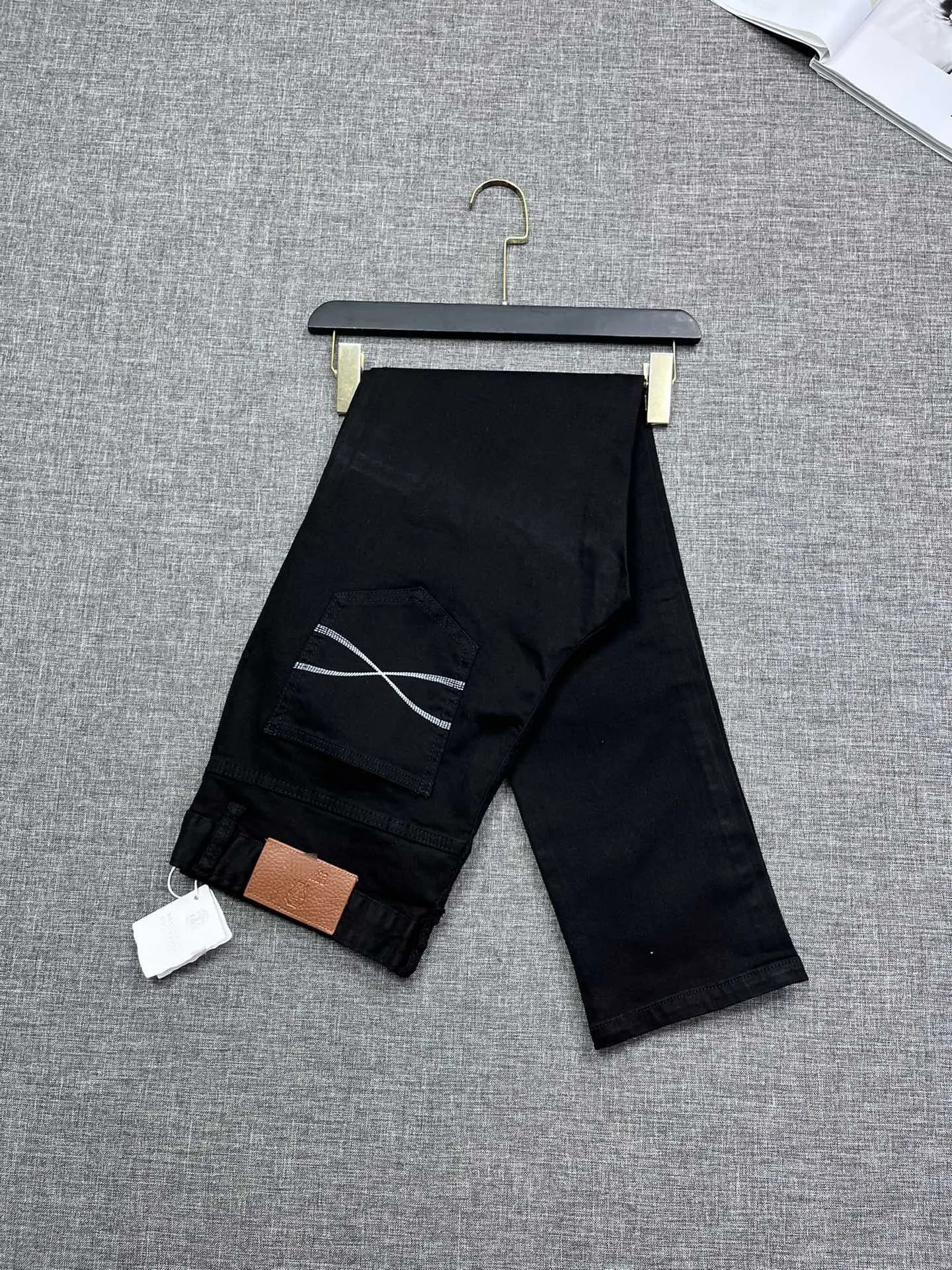 2025 DIKU Мужские бутиковые осенне-зимние новые повседневные джинсы с изысканным