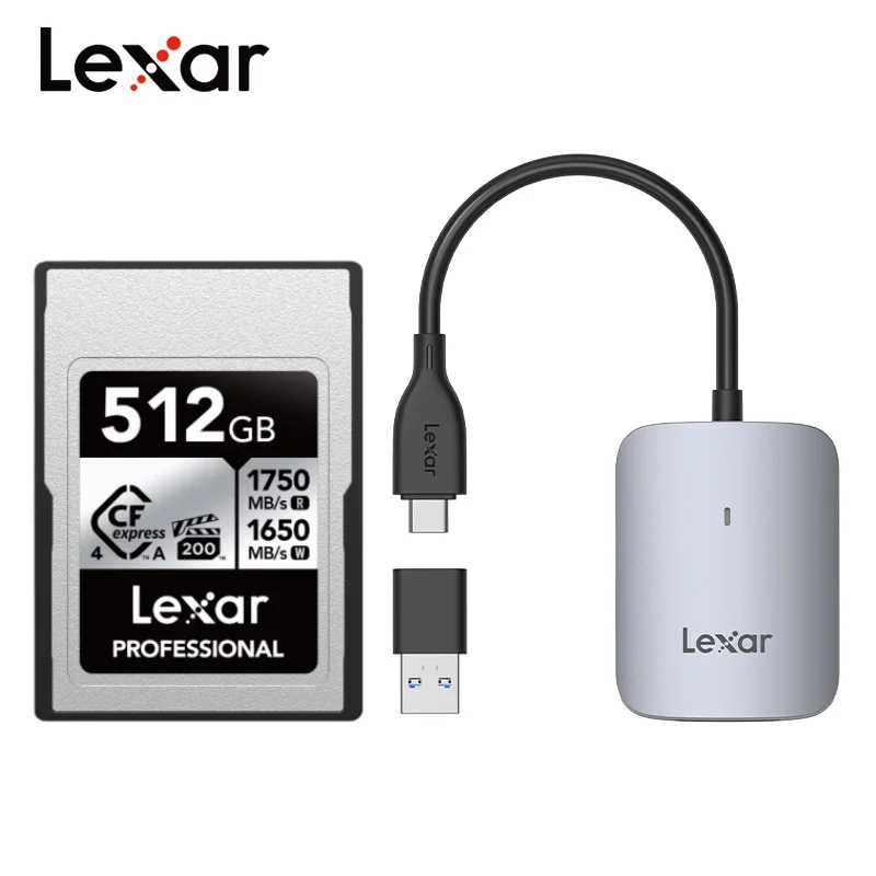 Фото Карта памяти Lexar Professional SILVER CFexpress 4.0 Type A, 256 ГБ/512 ГБ, VPG200, 8K CFA, для камер SONY, скорость до 1750 МБ/с №1