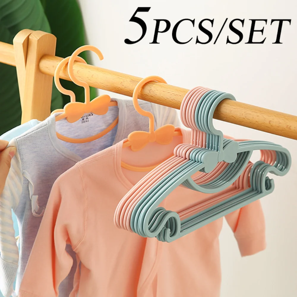 

1/5PCS Clothes Hangers Multifunctional Pants Hanger Racks Plastic Holder Wardrobe Bedroom Closets Coat Clothes Storage Organizer