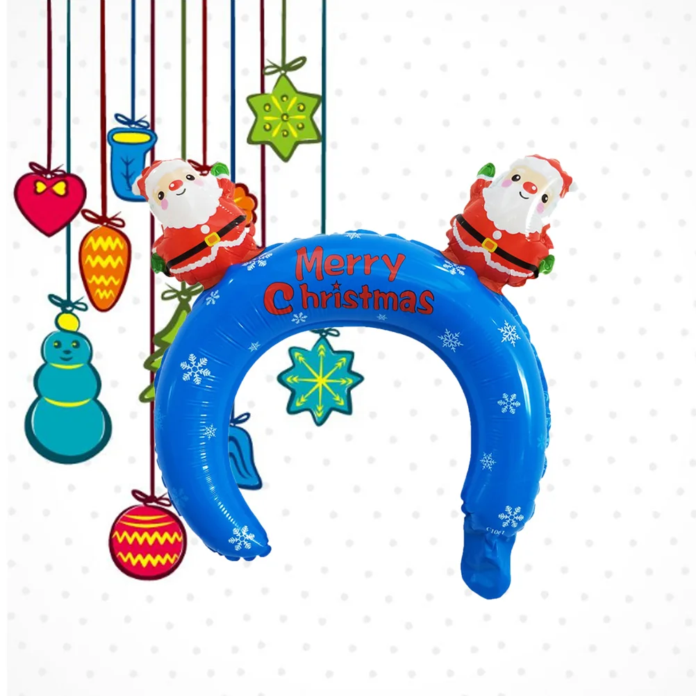 

Christmas Headband Inflatable Party Props Head Holiday Headbands Bopper Animal Balloon Year New Stuffers Hair Balloons Band