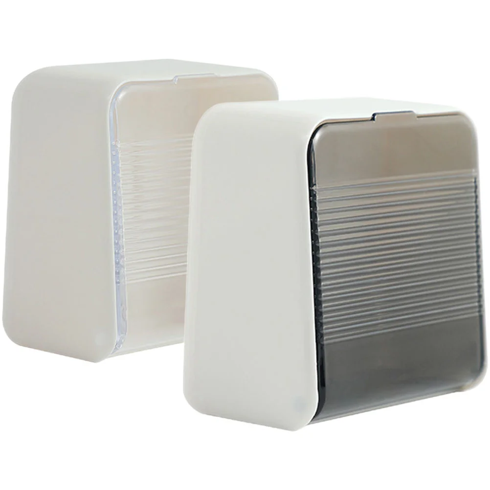 

Cotton Box Holder Makeup Storage Dispenser Wall Organizer Pads Swab Mounted Qtip Containers Pad Bathroomball Q Container Tip