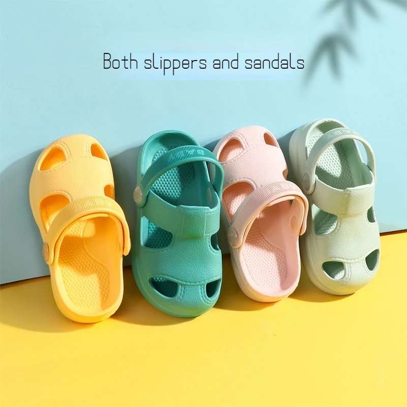 

Slippers Boys Kids Beach Non Toddler Children Baby Summer Shoes Floor Nice Soft 2022 Shoes Sandals Girl Years New Kids 1-5 -slip