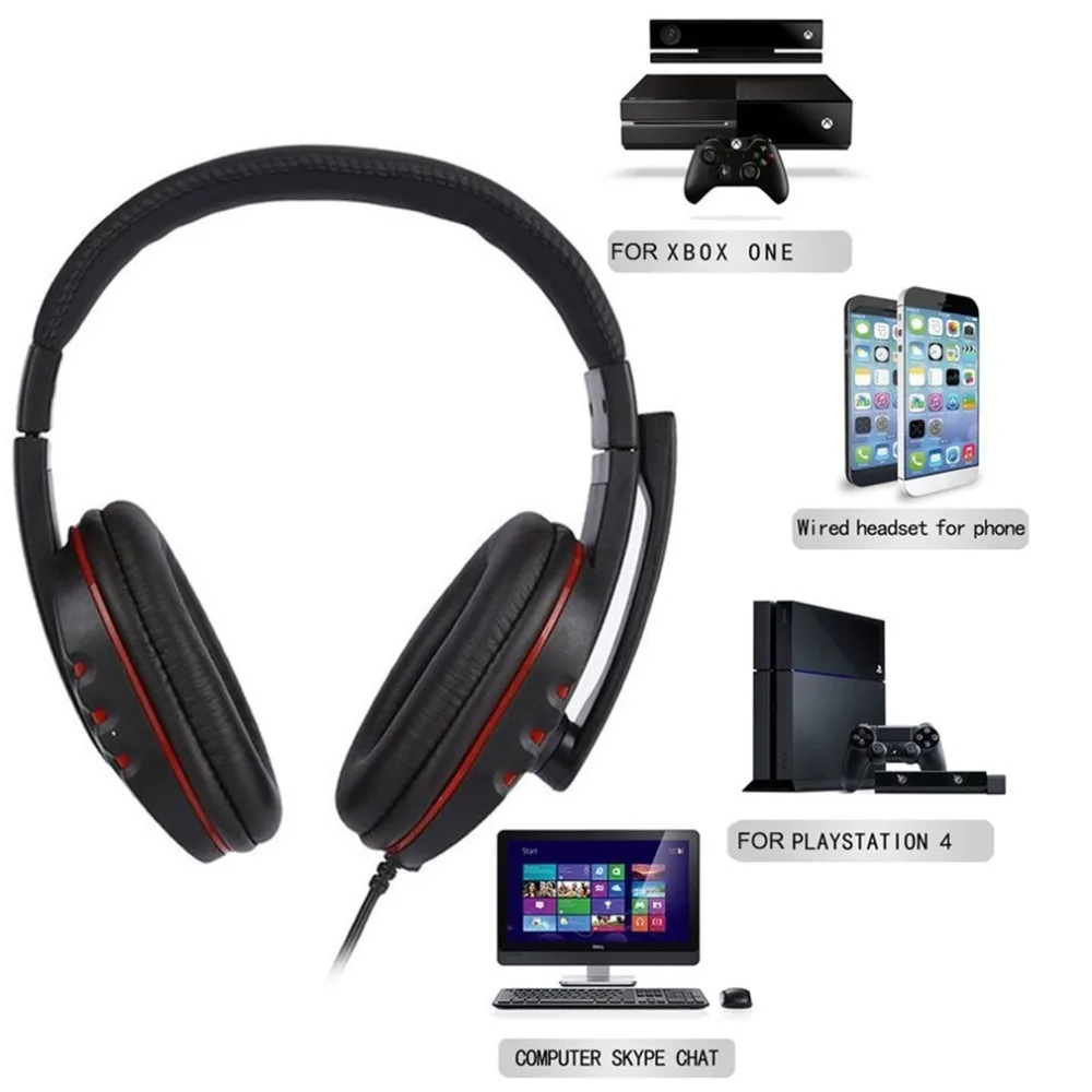 Cheap Universal Laptop PC Computer Headphone Stereo Music Gaming Headband Headset With Microphone Mic Earphone 3.5mm Jack Wired images - 6