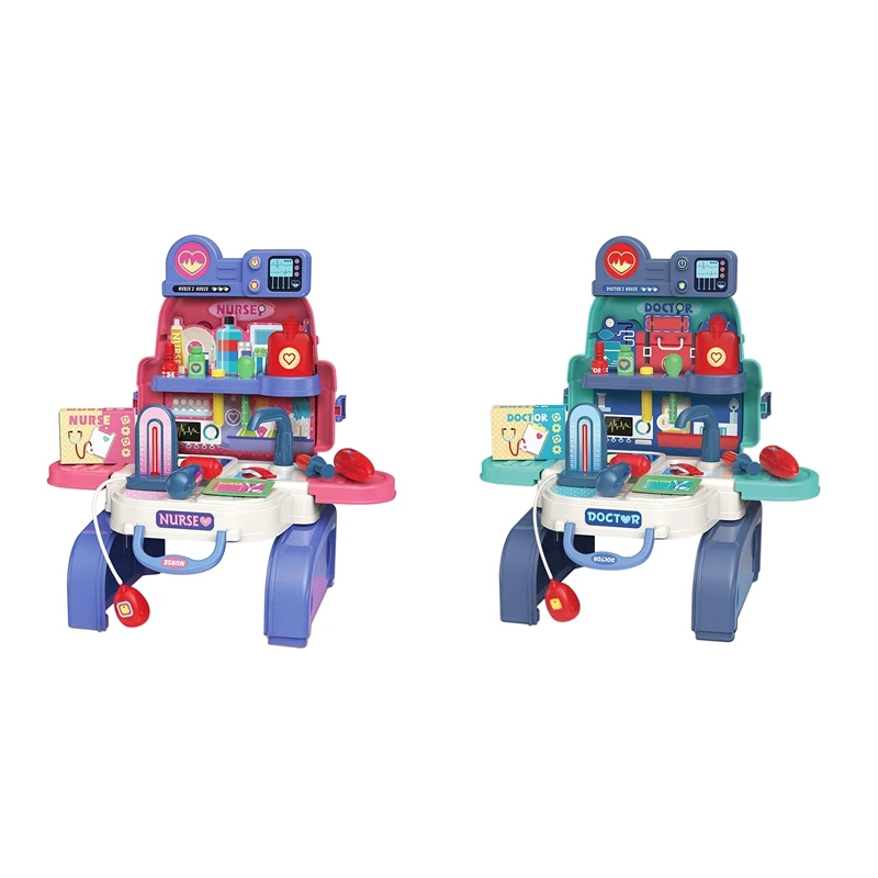 

Kit Backpack Toys Kids Pretend Play Simulation Toys For Children Role Play Educational Toy
