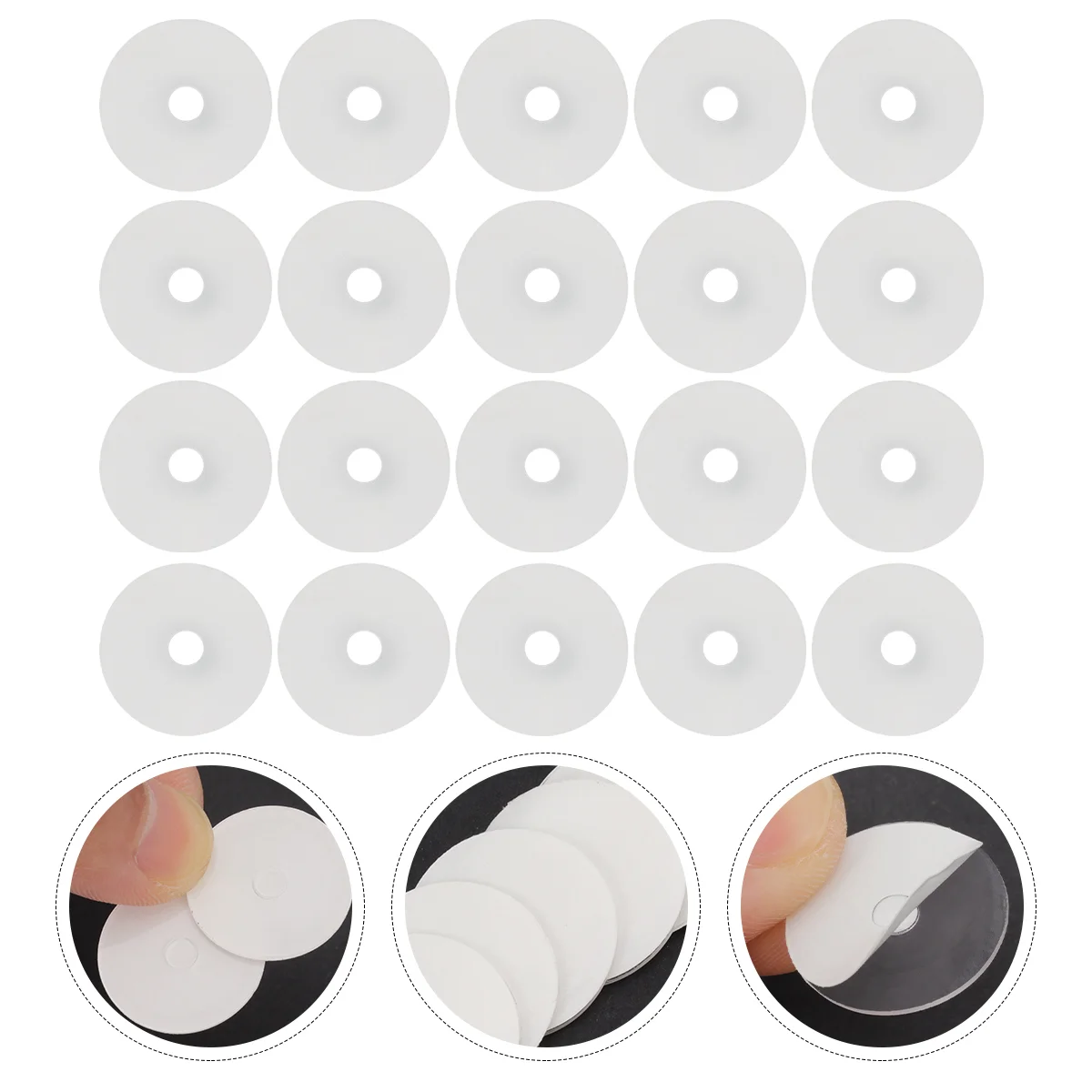

20pcs Air Nozzle Pad Protection Gas Valve Sticker Rim for Bicycle Bike