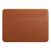 wiwu new laptop sleeve for macbook air 13 case a2337 a2179 pro 13 a2338 waterproof leather laptop bag for macbook pro 14 a2442