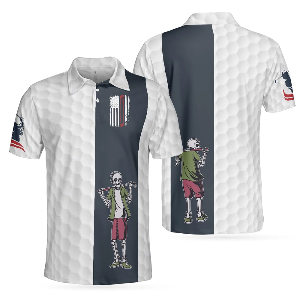 

Новая футболка-поло для гольфа, мужская летняя Удобная Повседневная Эластичная спортивная одежда с коротким рукавом, дышащая быстросохнущая Модная рубашка-поло