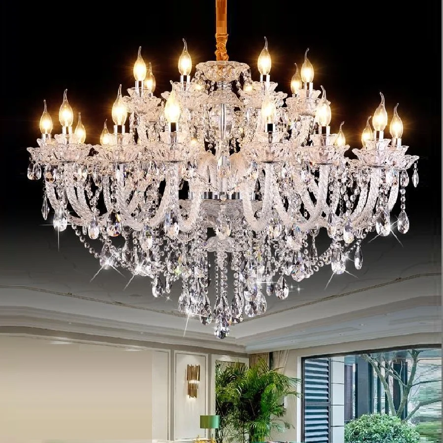 

Luxury New K9 Modern Crystal Lustres De Cristal Lamps Chandeliers AC110V/220V Home Decoration Lighting Fixture for Living Room