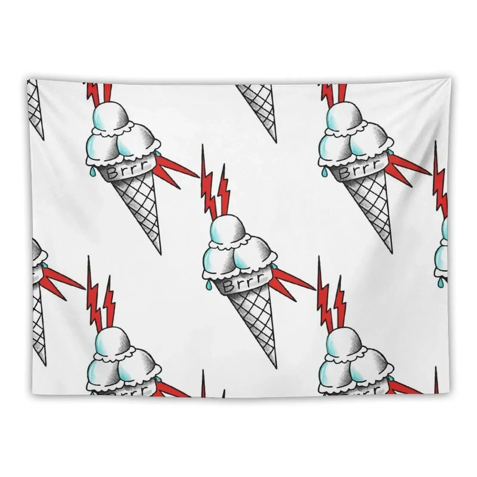 Brrr гобелен для мороженого украшение дома настенный