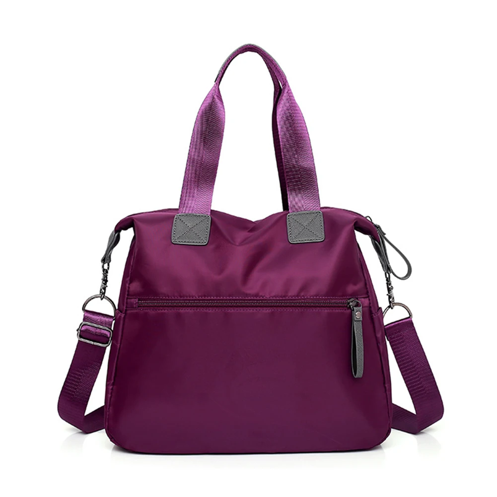 Solid-Color Hand Shoulder Bag Large Capacity Shopping Bag Valentine's Day Gift