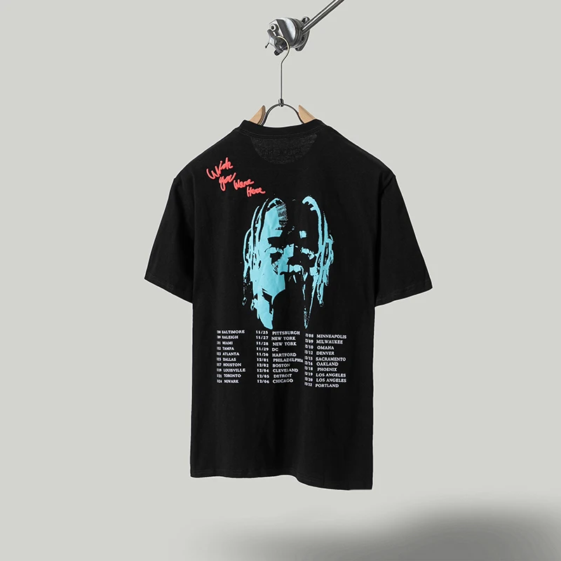 Топы Cooocoll футболка с принтом персонажа Kanye West коротким рукавом для мужчин