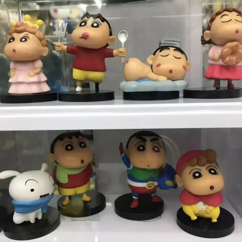 Фигурки Shin-Chan Life Scene Bandai 8 шт