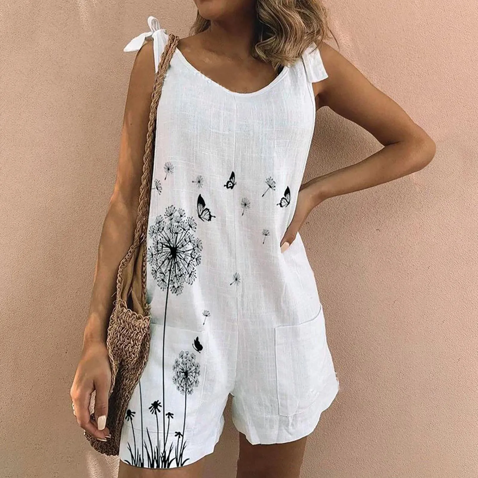 

Floral Print Fashion Sexy Jumpsuit Casual Women Jumpsuit Womens Casual Long Sleeve Jumpsuit Woman's Jumpsuit Beach Romper Women