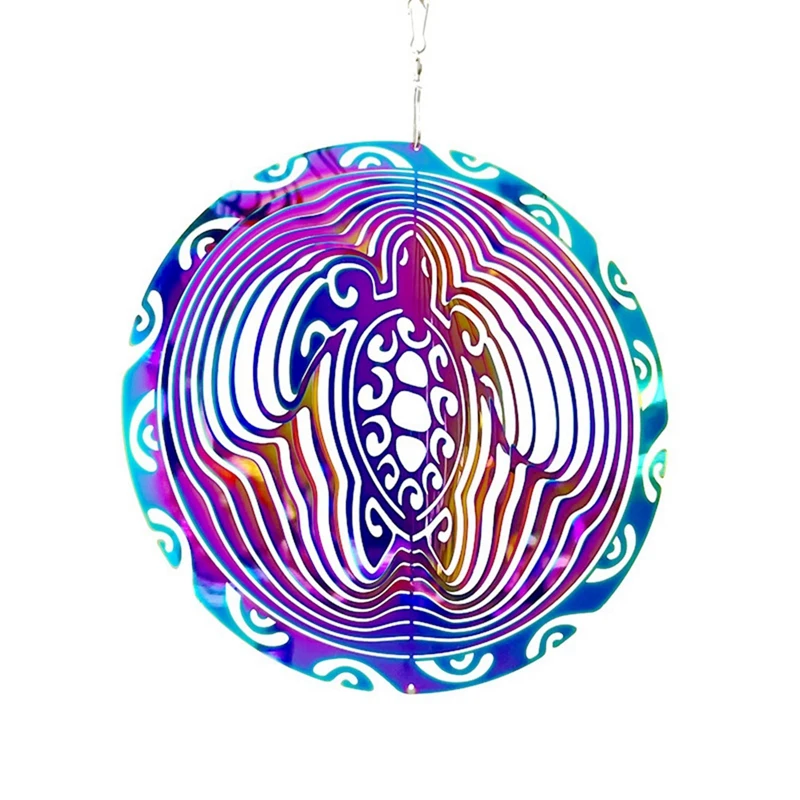 

3D Tortoise Wind Chimes Spinner Bell Pendant Outdoor Hanging Windchimes For Room Party Christmas Decor