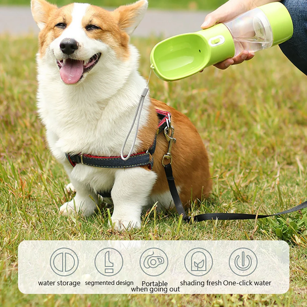 Бутылка для воды домашних питомцев портативная емкость питья прогулок и