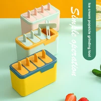 3 cell diy kitchen gadget homemade dessert fruit ice cream tools ice cream mold non stick easy release ice popsicles mould