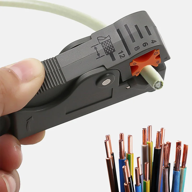 

Urijk Automatic Stripping Pliers Multifunctional Wire Stripper Cable Tools Stripping Crimping Tool Hexagon Wrench Accessories