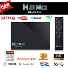 Приставка Смарт-ТВ H96 Max RK3566, Android 11,0, 8K, RK3566, двойной Wi-Fi, 2,4 ГГц5,8 ГГц, 8 ГБ, 32 ГБ, 64 ГБ, медиаплеер Google, Youtube
