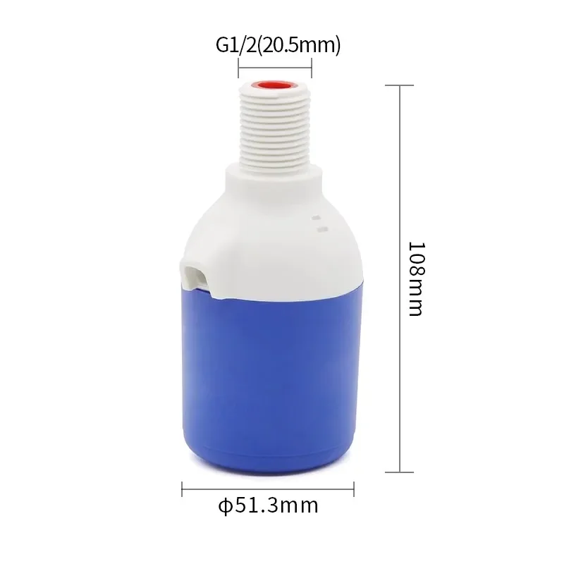 

Пластиковый автоматический клапан регулирования уровня воды 1/2"