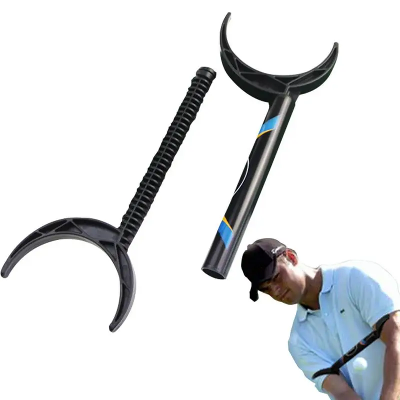 

Golf Putting Trainer Horn Side Practicing Putting And Chipping Posture Corrector Durable Beginner Gesture Golf Training Aids