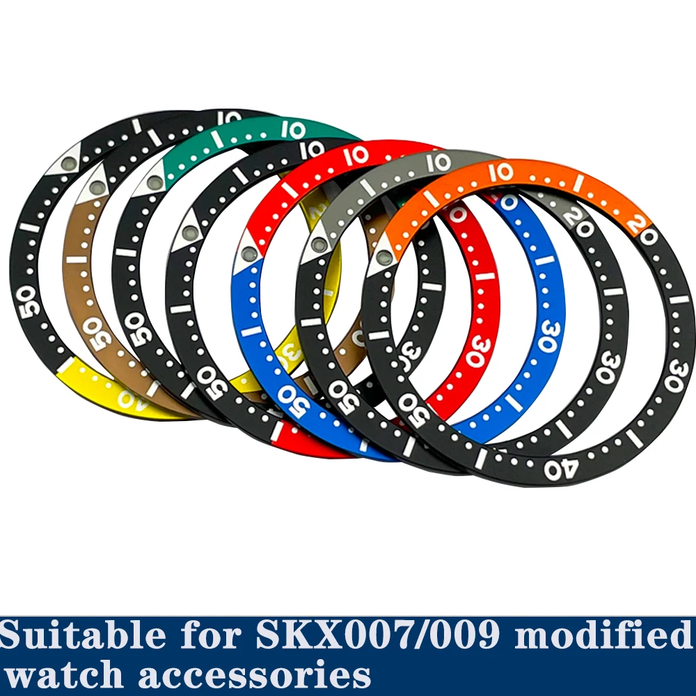 

Watch Parts SKX007/009 Watch Case Chapter Ring 38mm*31.5mm For NH35/36 Movement SKX Case Watch Bezel Insert