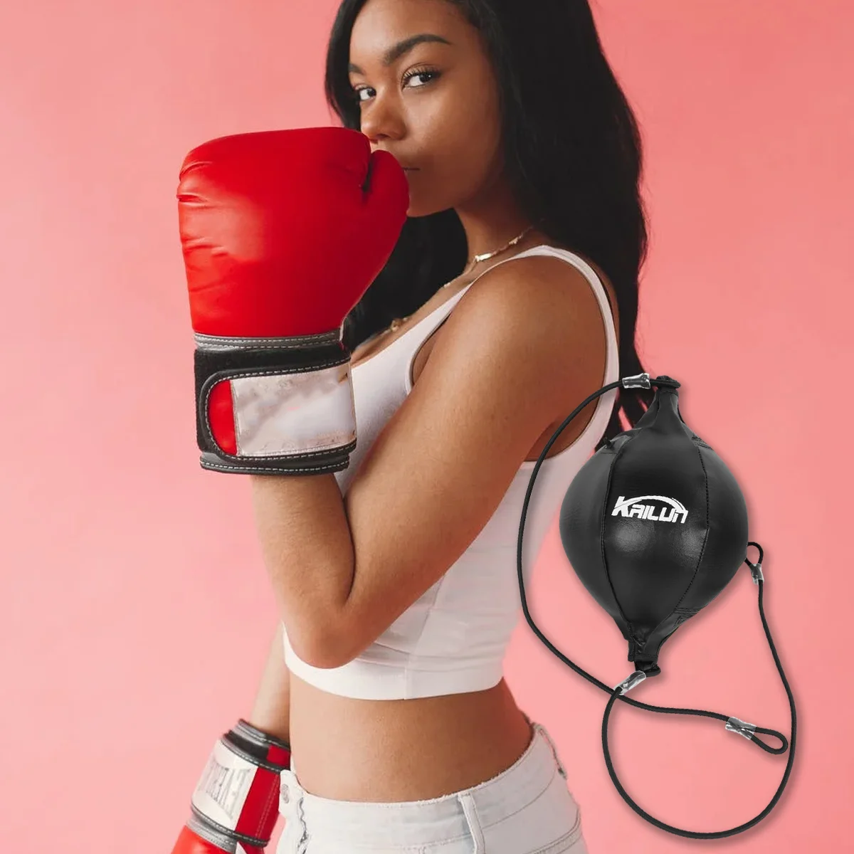 

Punching Boxingbagsfitness Workout Kickboxing Hanging Training Mount Punchprofessional Exercise Pear Karate Shape Striking